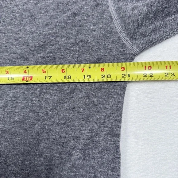 LL Bean Henley Shirt Men Large Gray Outer Layer River Driver Wool‎ Blend Thermal - Picture 6 of 8